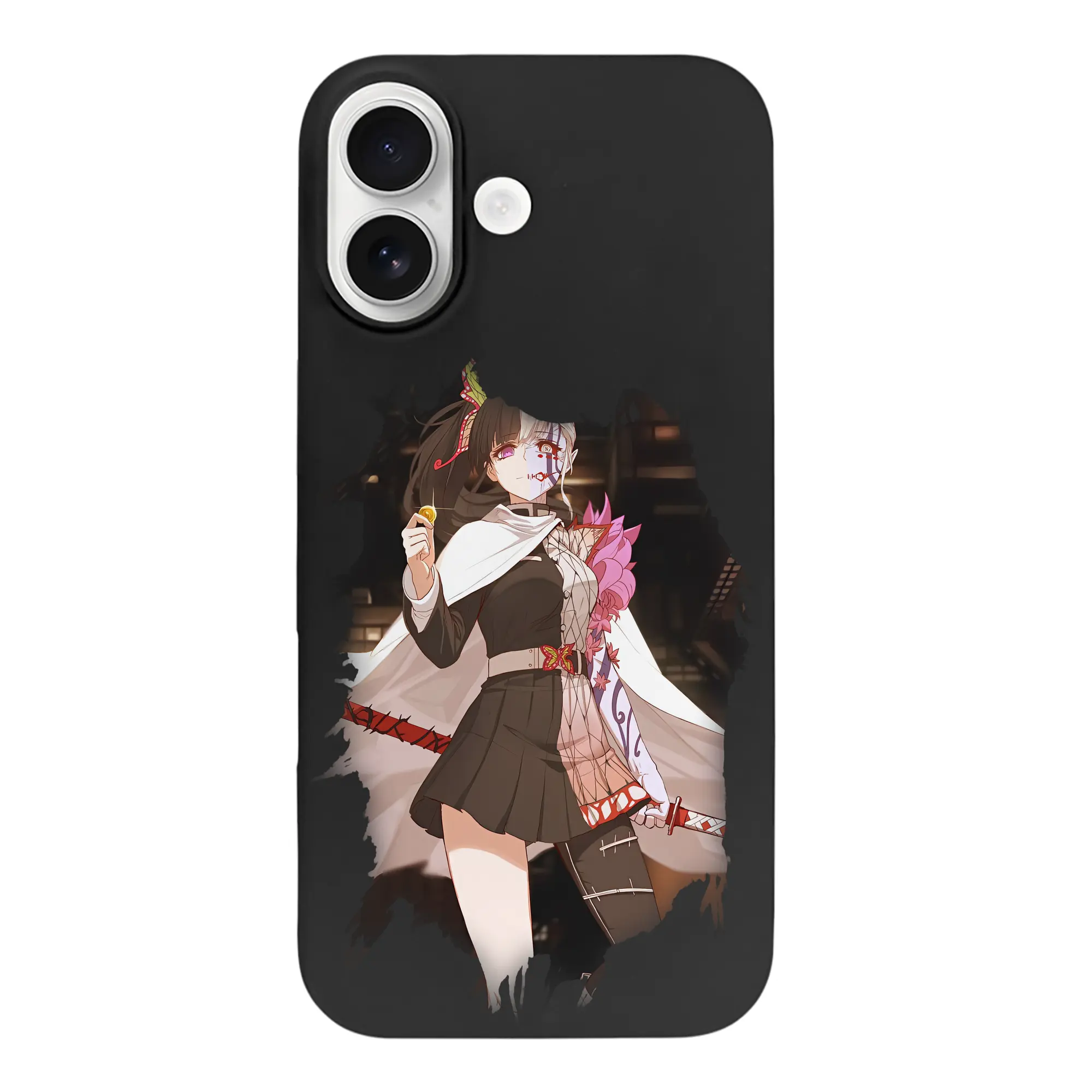 鬼滅の刃 グッズ,栗花落 カナヲ - iPhone 17 シリーズ シリコンケース 薄型 耐衝撃 指紋防止 ソフトタッチカバー 精密フィット 傷防止 保護ケース iPhone 17/17 Air/17 Pro/17 Pro Max 対応